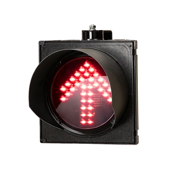 Red upward arrow traffic signal