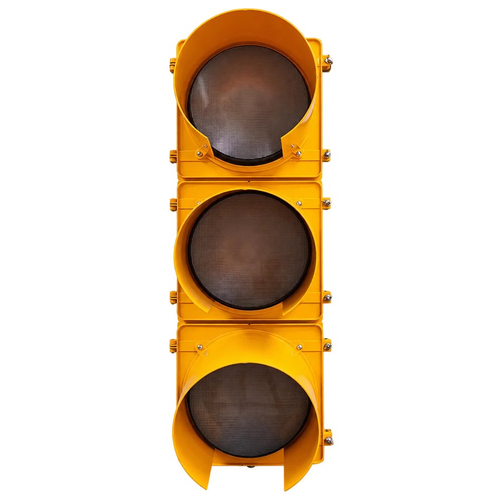300mm High-Power LED Full Ball Traffic Light — Yellow Housing