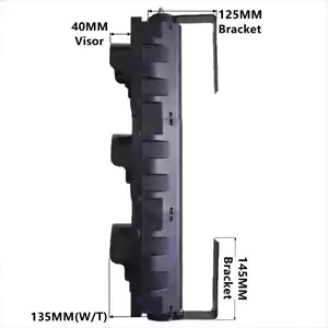 3 aspects/sections LED Traffic Lights, as 4 Inch(100MM) diameter*3/103