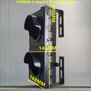 2-Section Led Traffic Lights Part Housing Body