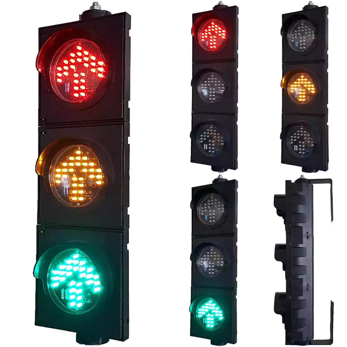 3-Aspect Traffic Semaphore Red Yellow Green Arrow