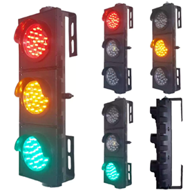 3-Aspect Smart Traffic Light Red Yellow Green Ball Shape
