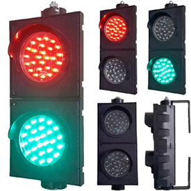 2-Aspect Led Traffic Lights Red Green Ball Shape Parking