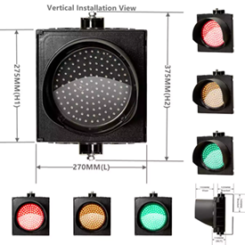 1-Aspect Led Traffic Light With Red Green Ball
