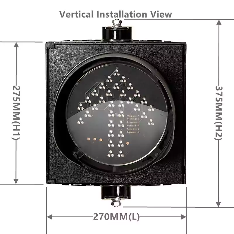 200MM(8 Inch) 1-Aspect Red Green/Red Yellow Green Arrow Led Traffic Light