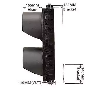 200MM(8 Inch) 2-Aspect Red Cross Green Arrow Lane Control Signal