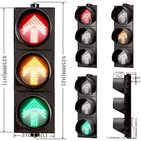 3-Aspect Traffic Light With Arrow