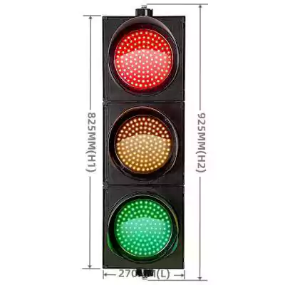 200MM(8 Inch) Led Traffic Light With 3-Aspect Red Yellow Green Ball