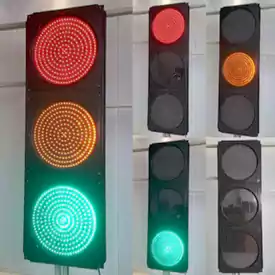 500MM(20 Inch) 3-Aspect Red Yellow Green Ball Led Traffic Light Manufacturer