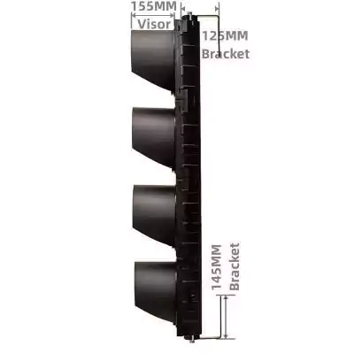 4-Aspect/Section Led Traffic Light Timer With Cobweb Lens,  as 8 Inch(200MM)*4/204