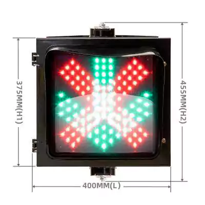 300MM(12 Inch) 1-Aspect Red Cross Green Arrow Lane Control Light