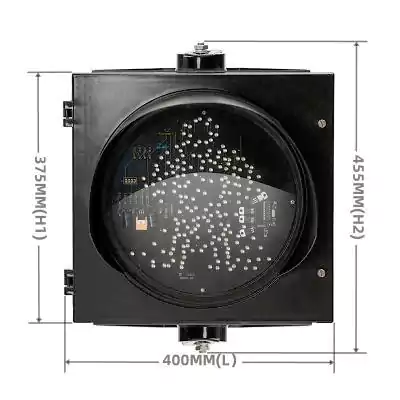 300MM(12 Inch) 1-Aspect Bi-Color Red Green Pedestrian Signal
