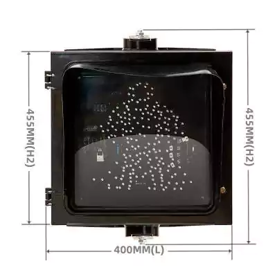 300MM(12 Inch) 1-Aspect 2-Color Red Green Crosswalk Signal