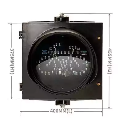 300MM(12 Inch) 1-Aspect Bi-Color Red Green Bicycle Signal