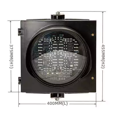 300MM(12 Inch) 1-Aspect 2-Digit RYG Traffic Light Countdown Timer