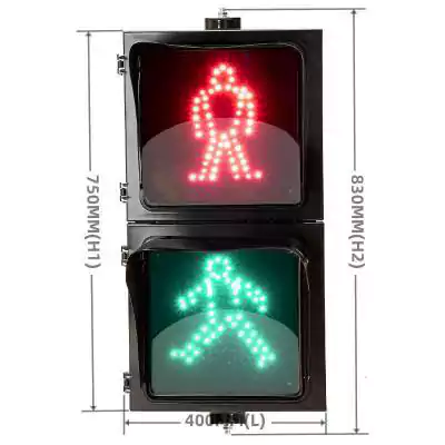 300MM(12 Inch) 2-Aspect Red Green Zebra Crossing Traffic Light