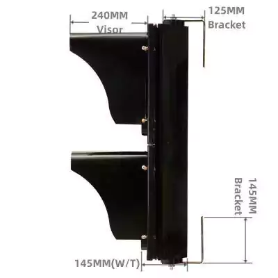 300MM(12 Inch) 2-Aspect Red Green Zebra Crossing Traffic Light