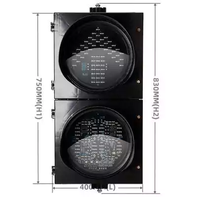 300MM(12 Inch) 2-Aspect 3-In-1 Red Yellow Green Arrow Led Traffic Light With Countdown Timer