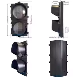 400MM(16 Inch) 2-Section Aluminum Traffic Light Body Factory