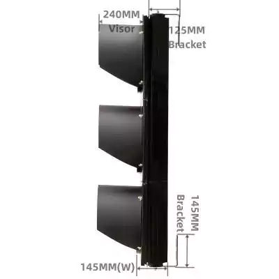 3 Aspects/Sections Led Traffic Light With Red Yellow Green Arrow Signal,  as 12 Inch(300MM)*3/303