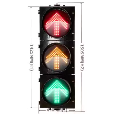3 Aspects/Sections Led Traffic Light With Red Yellow Green Arrow Semaphore,  as 16 Inch(400MM)*3/403