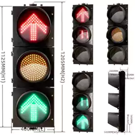 3-Aspect Led Taffic Light With Countdown Timer