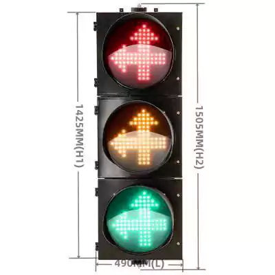 3 Aspects/Sections Two-Way Led Traffic Light,  as 16 Inch(400MM)*3/403