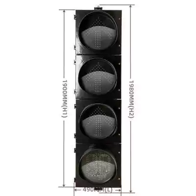16-Inch(400MM) Arrow Traffic Light With Traffic Signal Countdown Timer