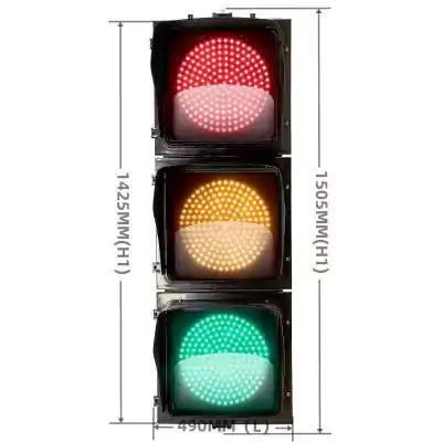 16 Inch(400MM) 3-Aspect Square Traffic Light