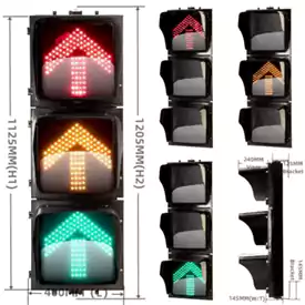 3-Aspect Led Traffic Light System With Arrow