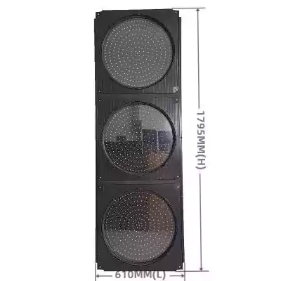 3 Aspect/Section Led Traffic Light With RYG Ball Traffic Light,  as 20 Inch(500MM)*3/503