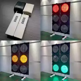 4-Output 4-Button Wireless Traffic Light With Remote Control