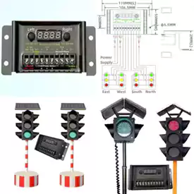 6-Output Mini Size Wire Traffic Light Controller