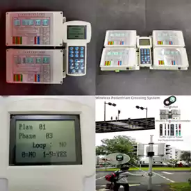 5-Output Wireless Solar Pedestrian Crossing Controller